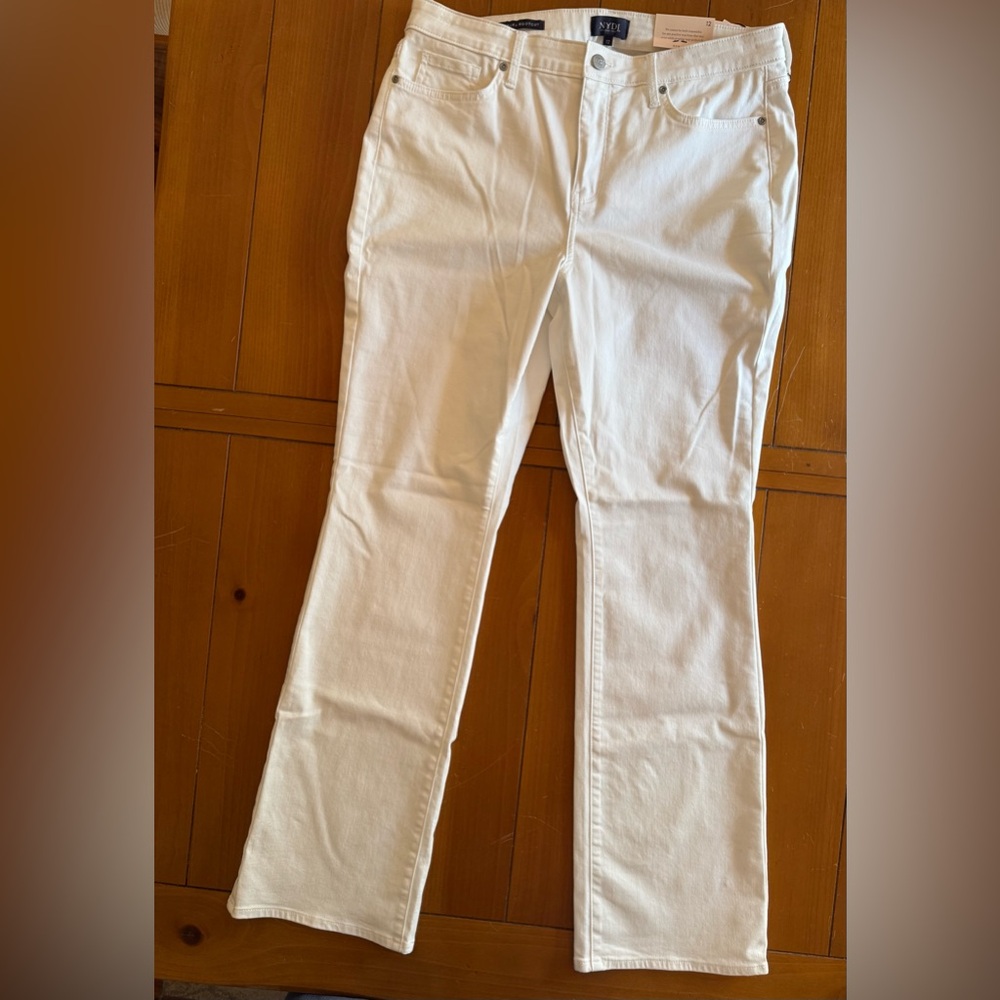 NYDJ Women's Boot Cut Jeans - White